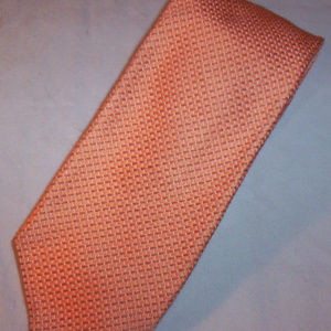 Ermenegildo Zegna mens silk necktie orange